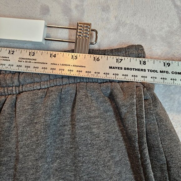 AND1 Mens L Heather Grey Cargo Sweatpants Gym Athleisure Athletic Work Out 90s - Picture 8 of 15